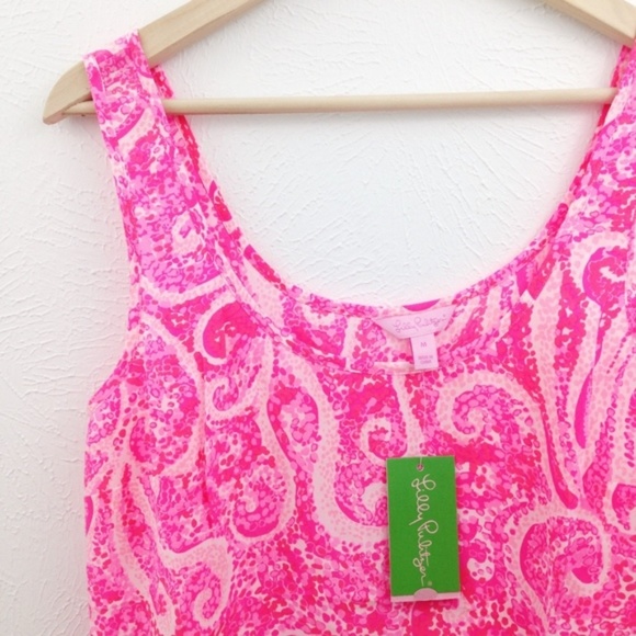 Lilly Pulitzer Cosmos Silk Top, NWT - Picture 3 of 4